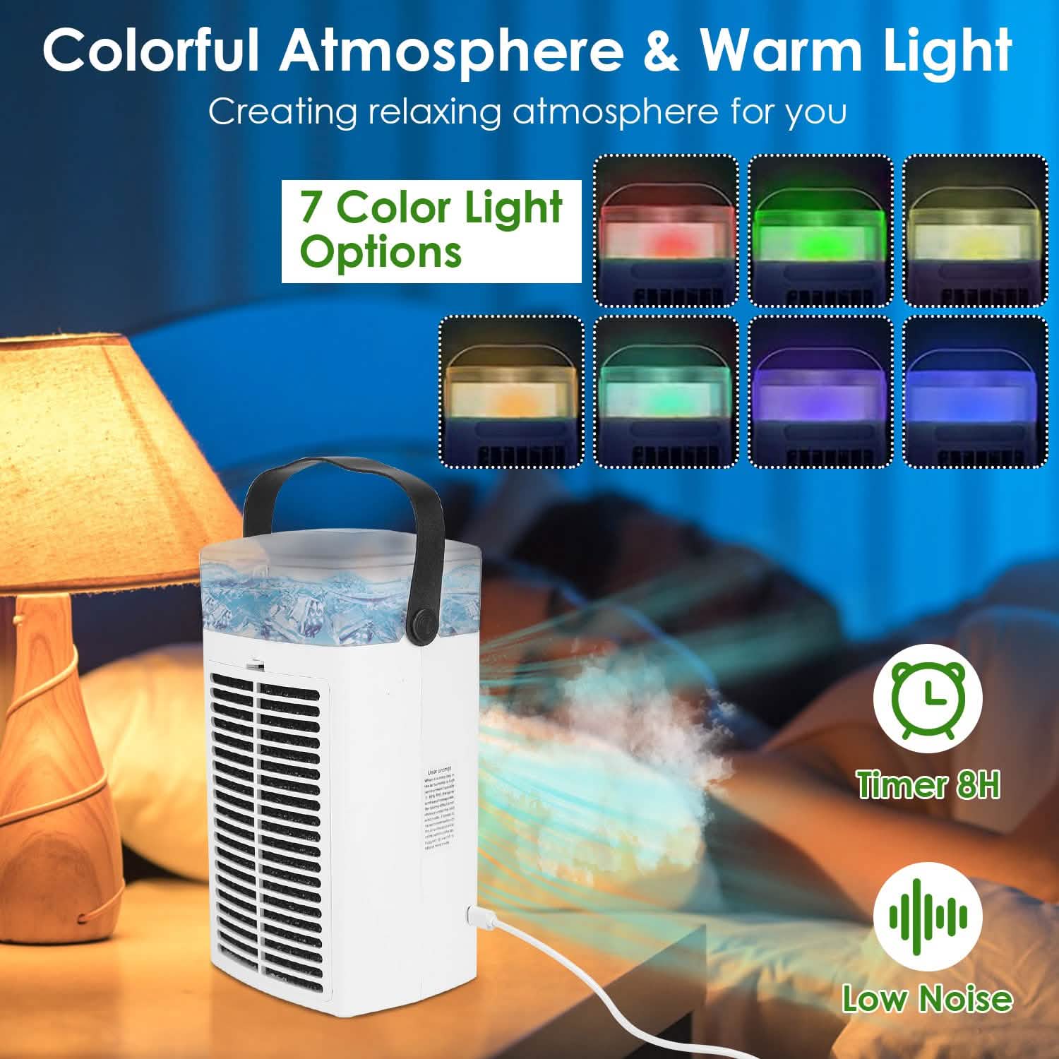 4-in-1 Evaporative Air Cooler Water Mist Cooling Fan by DailySale