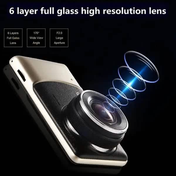 4 Inch FHD Screen Car Camera Car Dash Cam by DailySale