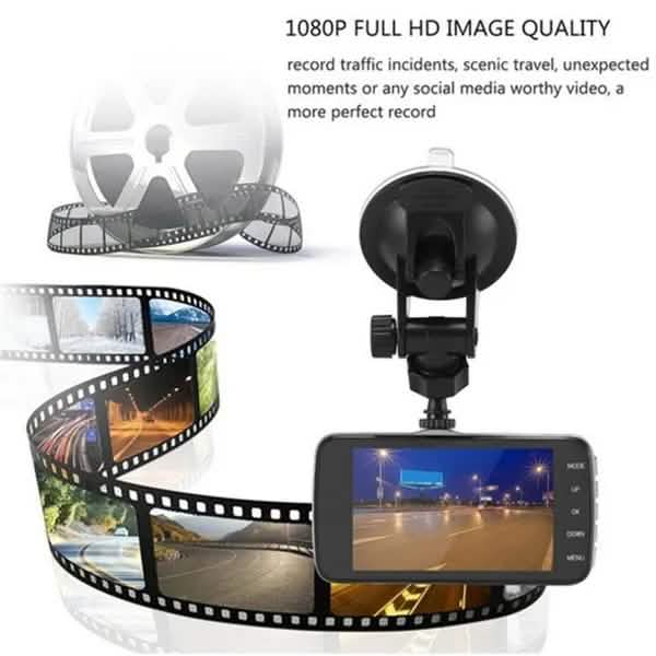 4 Inch FHD Screen Car Camera Car Dash Cam by DailySale