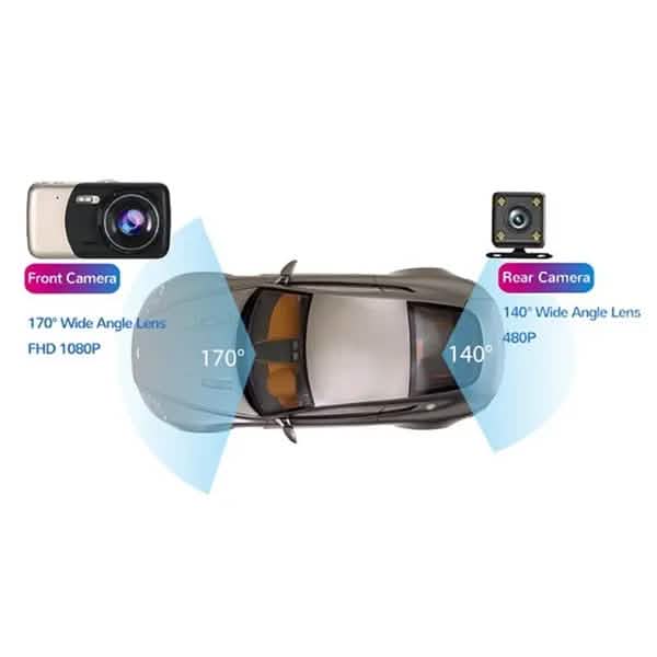 4 Inch FHD Screen Car Camera Car Dash Cam by DailySale