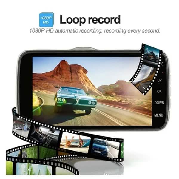 4 Inch FHD Screen Car Camera Car Dash Cam by DailySale