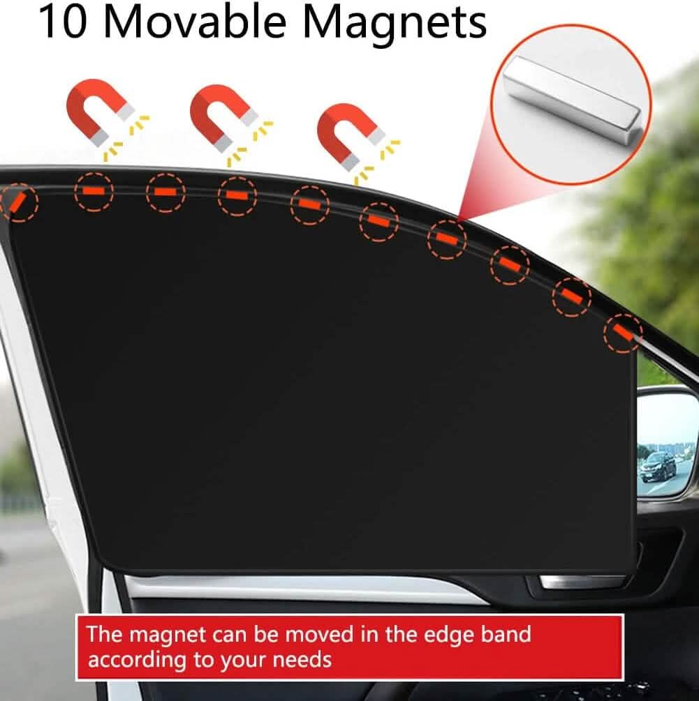 4-Pack: Car Side Window Sun Shades by DailySale