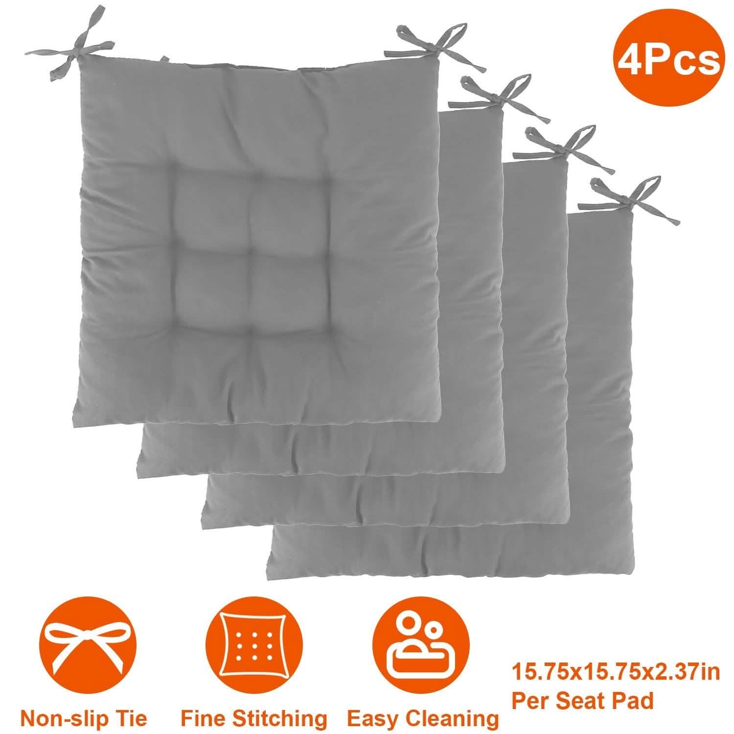 4-Pack: Chair Cushion Pads Pillow by DailySale