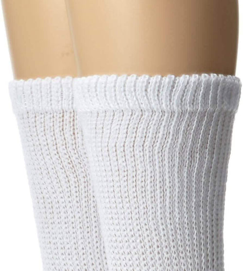 4-Pack: Comfortable Non-Binding Diabetic Crew Socks by DailySale
