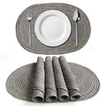 4-Pack: Cotton Oval Dining Mat by DailySale