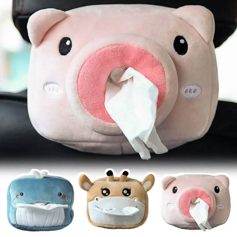 4-Pack: Cute Cartoon Car Tissue Box by DailySale