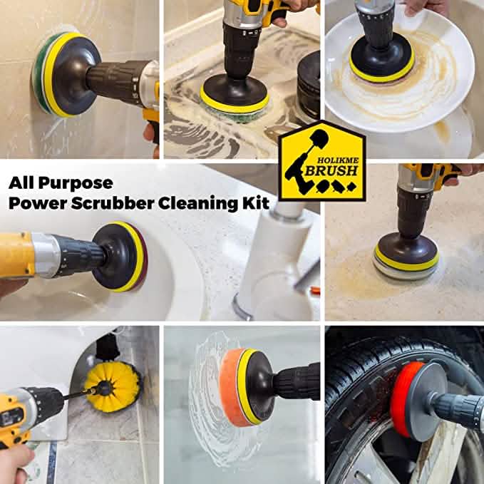4-Pack: Electric Scrubber Cleaning Brushes by DailySale