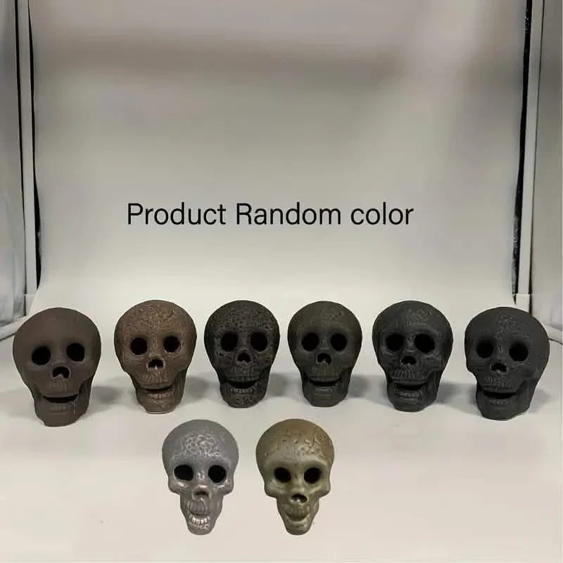 4-Pack: Halloween Fire Pit Skull Ceramic Props by DailySale