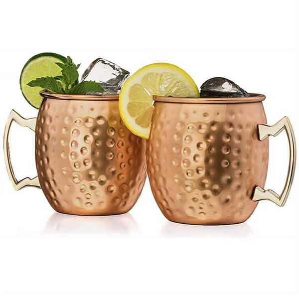 4-Pack: Hammered Copper Plated Moscow Mule Mug by DailySale