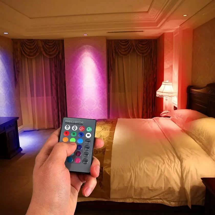 4-Pack: Magic Light LED Light Bulb (E27 3W) with Remote - 16 Colors by DailySale