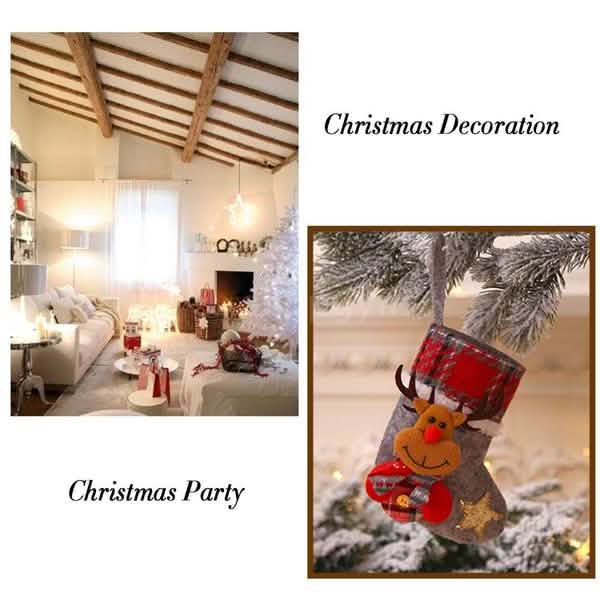4-Pack: New Style Creative Doll Christmas Socks by DailySale