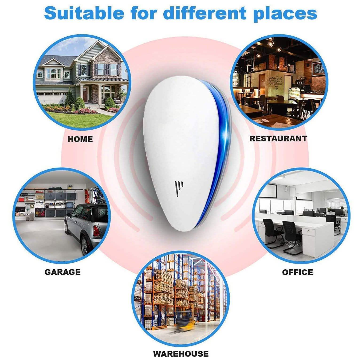 4-Pack: Pest Control Ultrasonic Repellent by DailySale