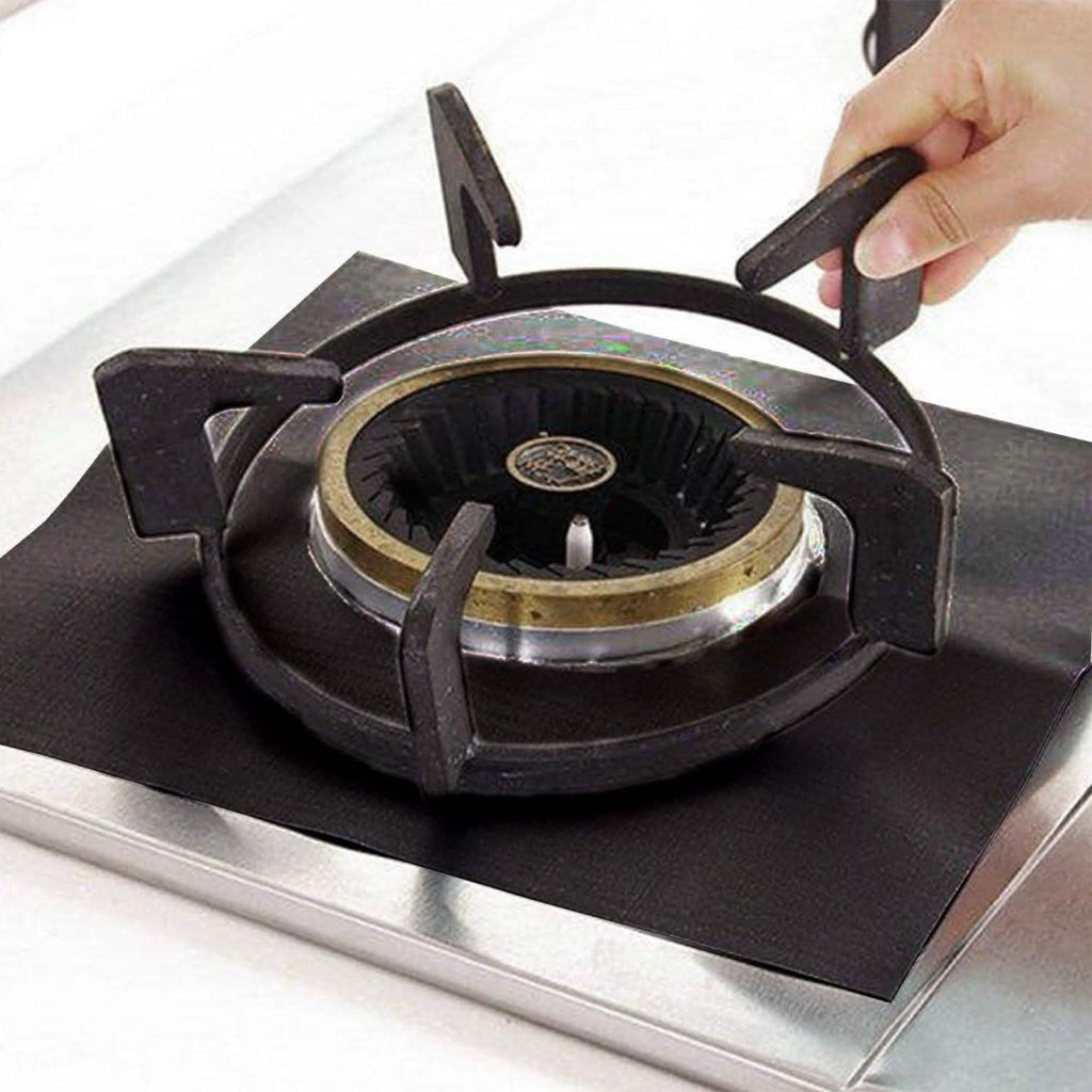 4-Pack: Reusable Nonstick Overtop Burner Protector Liner by DailySale