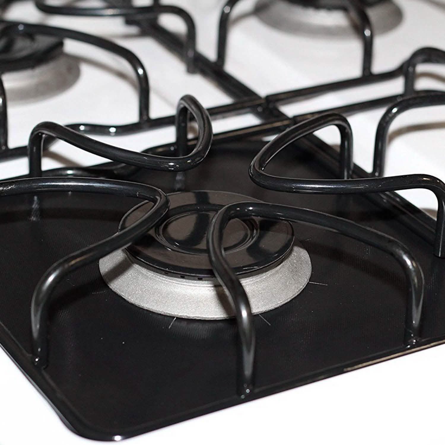 4-Pack: Reusable Nonstick Overtop Burner Protector Liner by DailySale