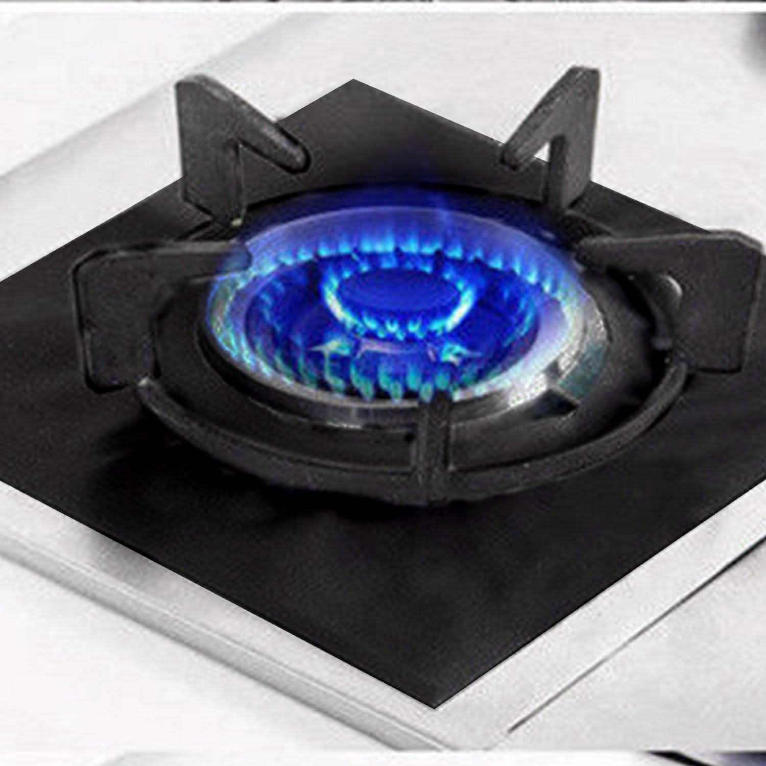 4-Pack: Reusable Nonstick Overtop Burner Protector Liner by DailySale