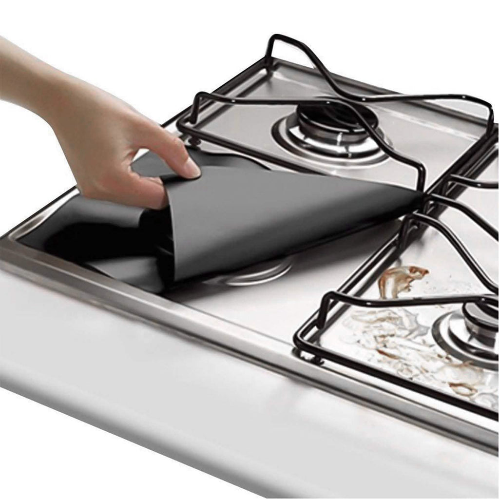 4-Pack: Reusable Nonstick Overtop Burner Protector Liner by DailySale