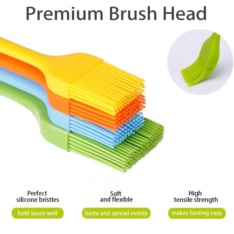 4-Pack: Silicone Basting Pastry Brush by DailySale