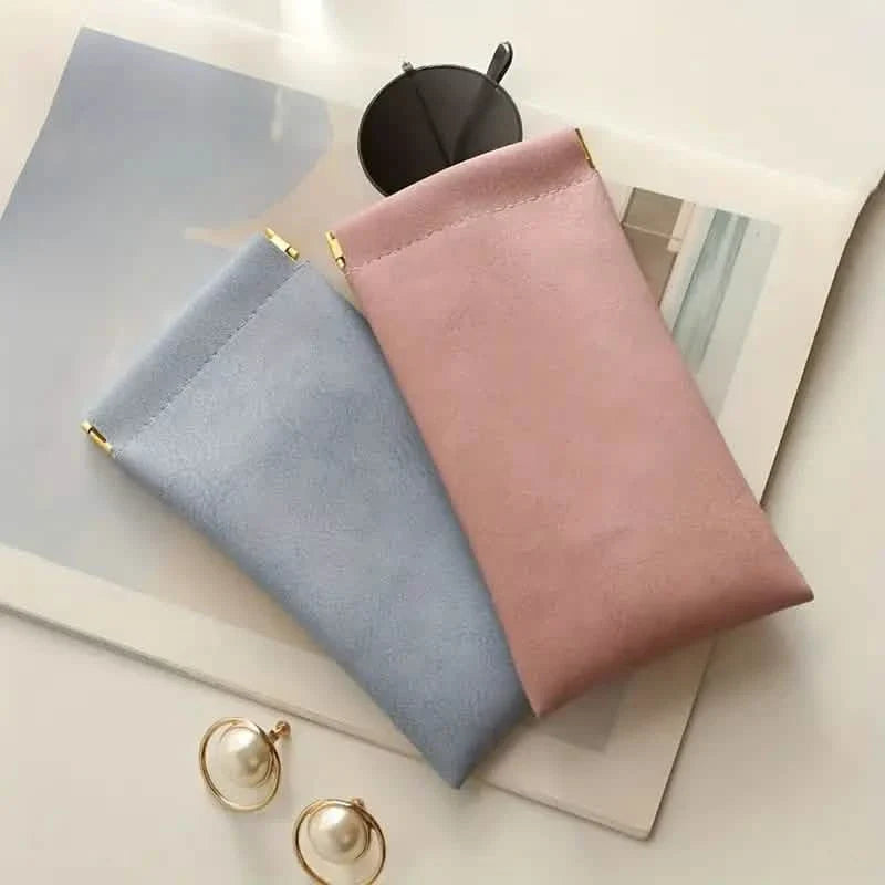 4-Pack: Soft PU Leather Reading Glasses Bag by DailySale