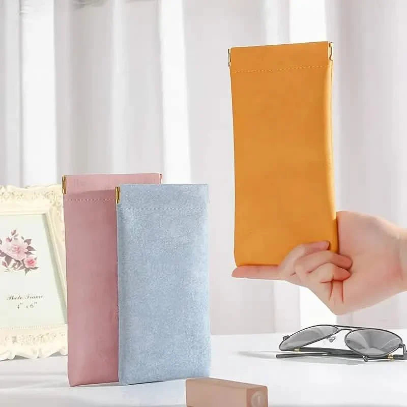 4-Pack: Soft PU Leather Reading Glasses Bag by DailySale