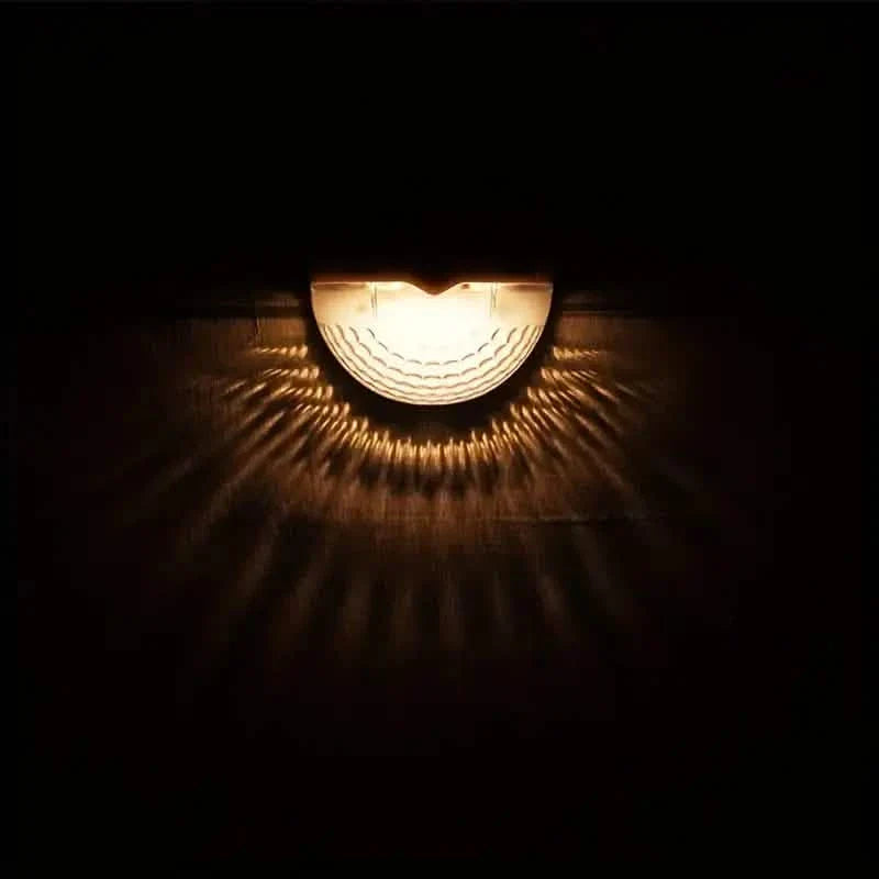 4-Pack: Solar Fence Lights Solar Deck Lights by DailySale