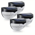 4-Pack: Solar Fence Lights Solar Deck Lights by DailySale