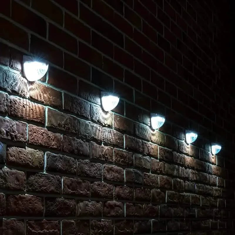 4-Pack: Solar Fence Lights Solar Deck Lights by DailySale