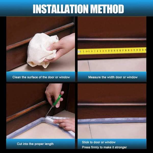 4-Pack: Soundproof and Dustproof Sealing Strip by DailySale