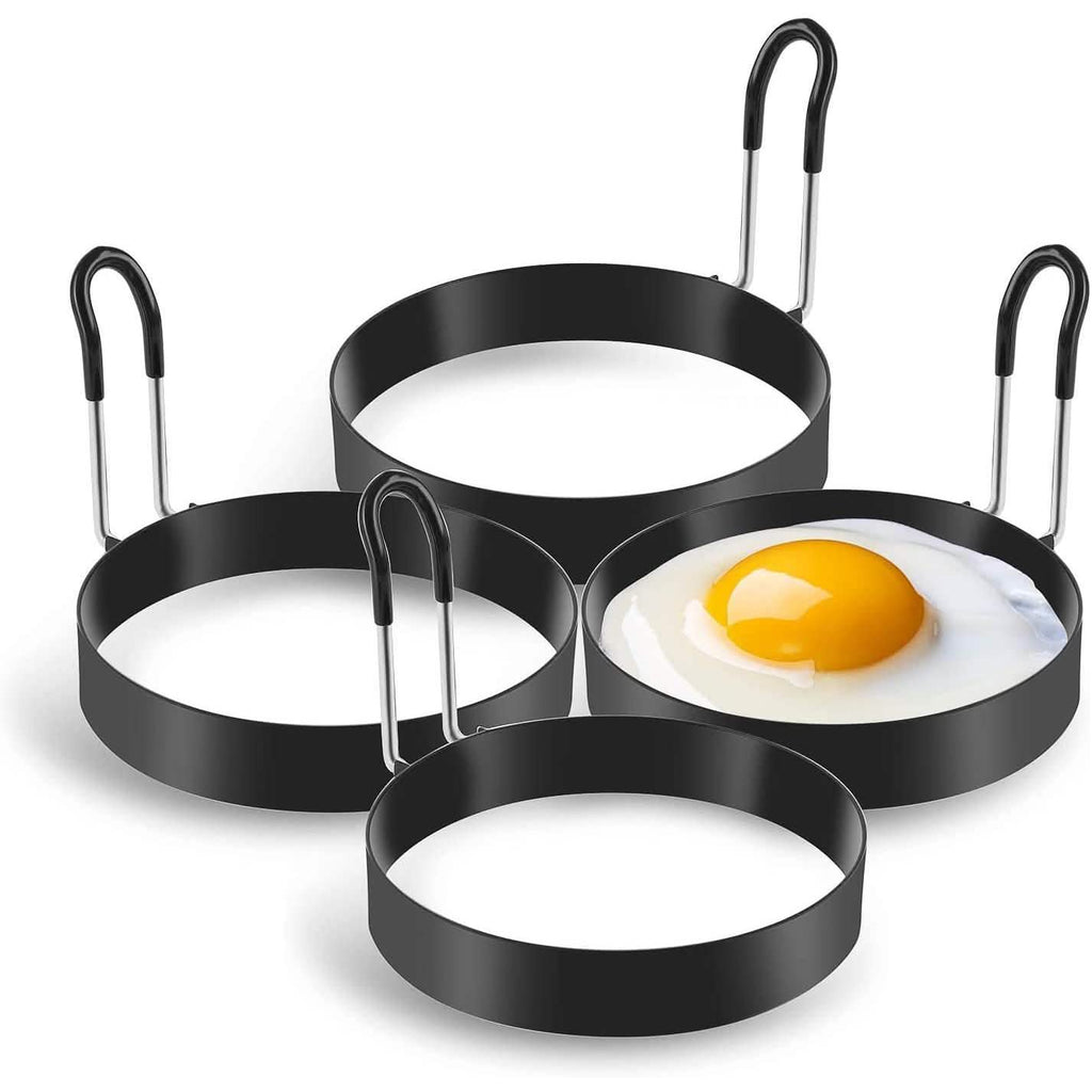 4-Pack: Stainless Steel Egg Cooking Ring by DailySale