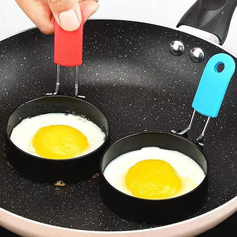 4-Pack: Stainless Steel Egg Non-Stick Omelet Ring by DailySale
