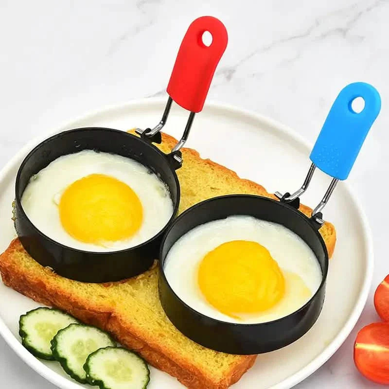 4-Pack: Stainless Steel Egg Non-Stick Omelet Ring by DailySale