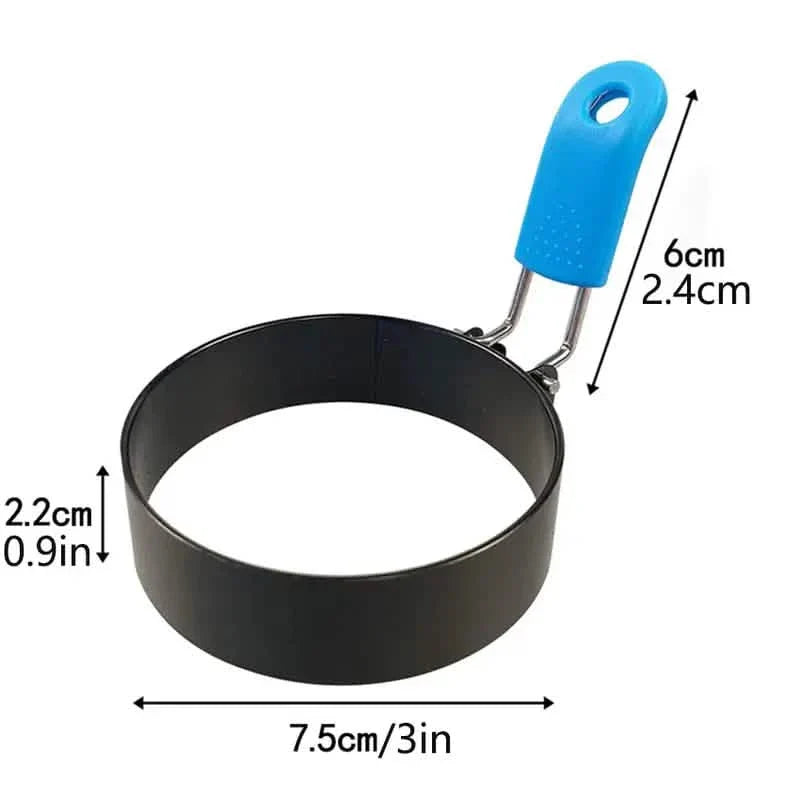 4-Pack: Stainless Steel Egg Non-Stick Omelet Ring by DailySale