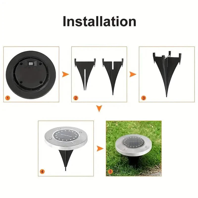 4-Pack: Waterproof Solar Garden Lights by DailySale