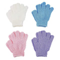 4-Pairs: Exfoliating Gloves - Premium Scrub Wash Mitt for Bath or Shower by DailySale