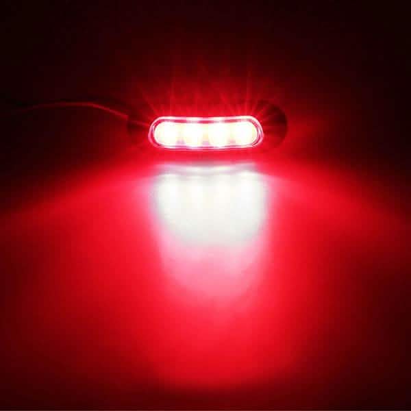 4-Piece: 12V-24V 4 LED Side Marker Indicator Lights by DailySale