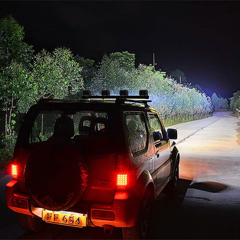 4-Piece: 4” 18W Dual Row LED Spot Light Pod by DailySale