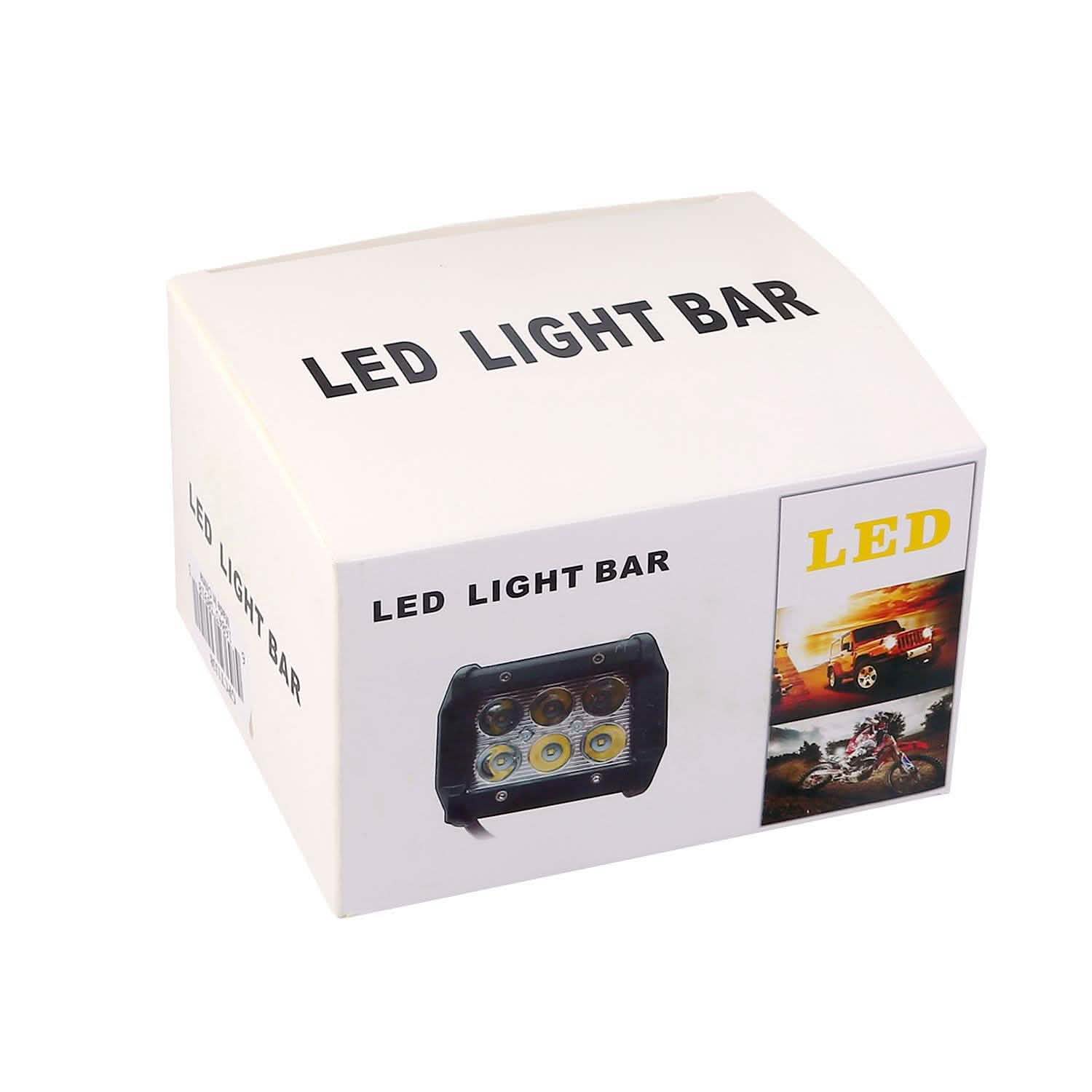 4-Piece: 4” 18W Dual Row LED Spot Light Pod by DailySale