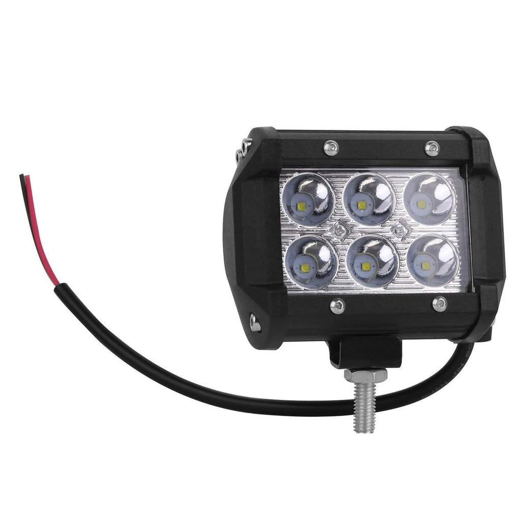4-Piece: 4” 18W Dual Row LED Spot Light Pod by DailySale