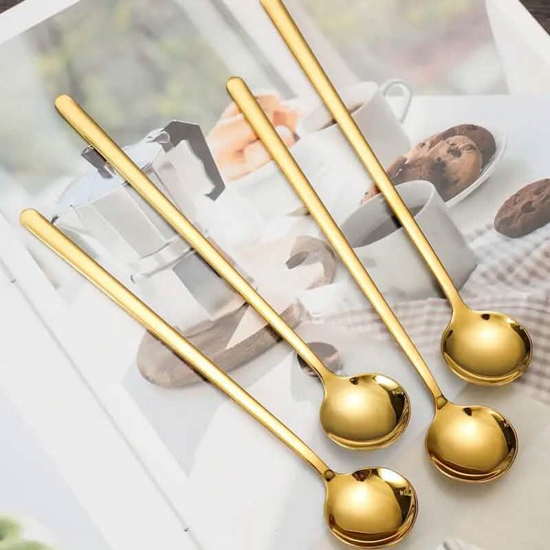 4-Piece: 6.85'' Coffee Espresso Spoons by DailySale