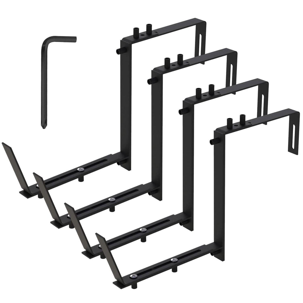 4-Piece: Adjustable Planter Box Brackets by DailySale