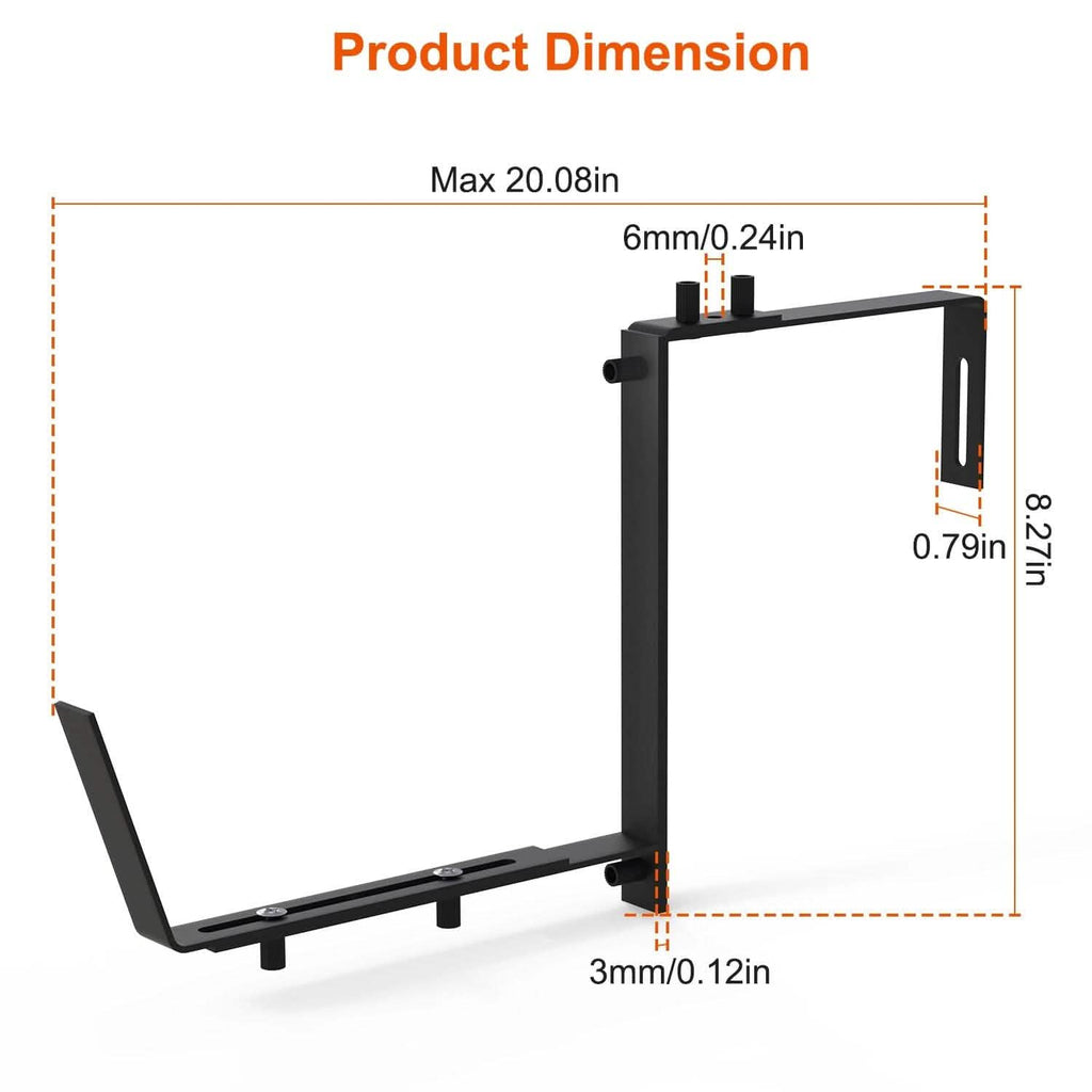 4-Piece: Adjustable Planter Box Brackets by DailySale