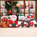 4-Piece: Holiday Tableware Sets Christmas Knife And Fork Bags by DailySale