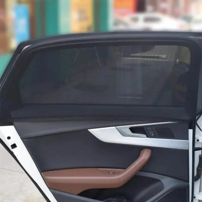 4-Piece Set: Car Window Shades For Front And Back Window by DailySale