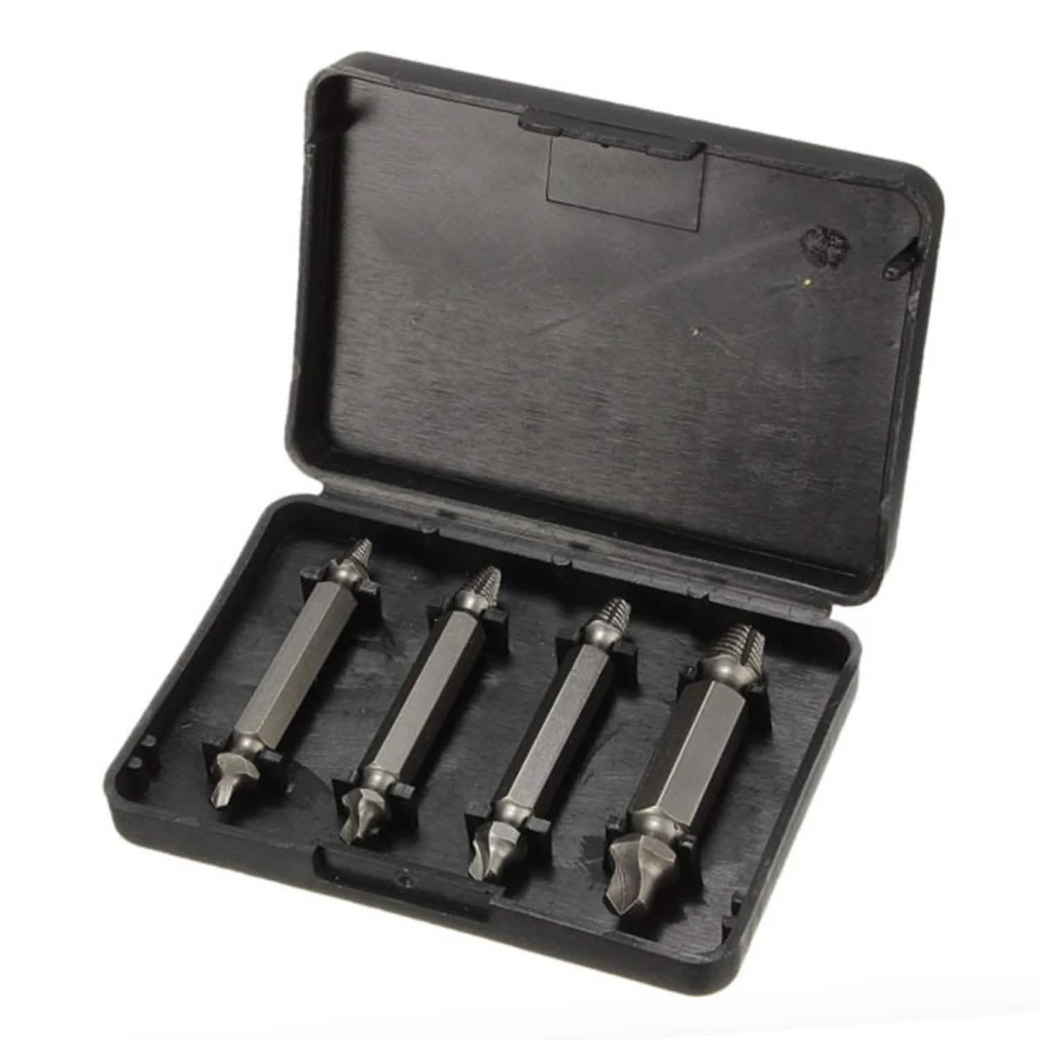 4-Piece Set: DrillPro Double-Sided Damaged Screw Extractors by DailySale
