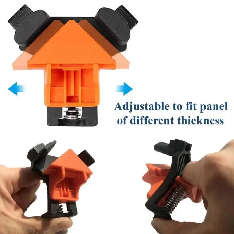 4-Piece Set: Precision 90 Degree Angle Clamps for Woodworking by DailySale