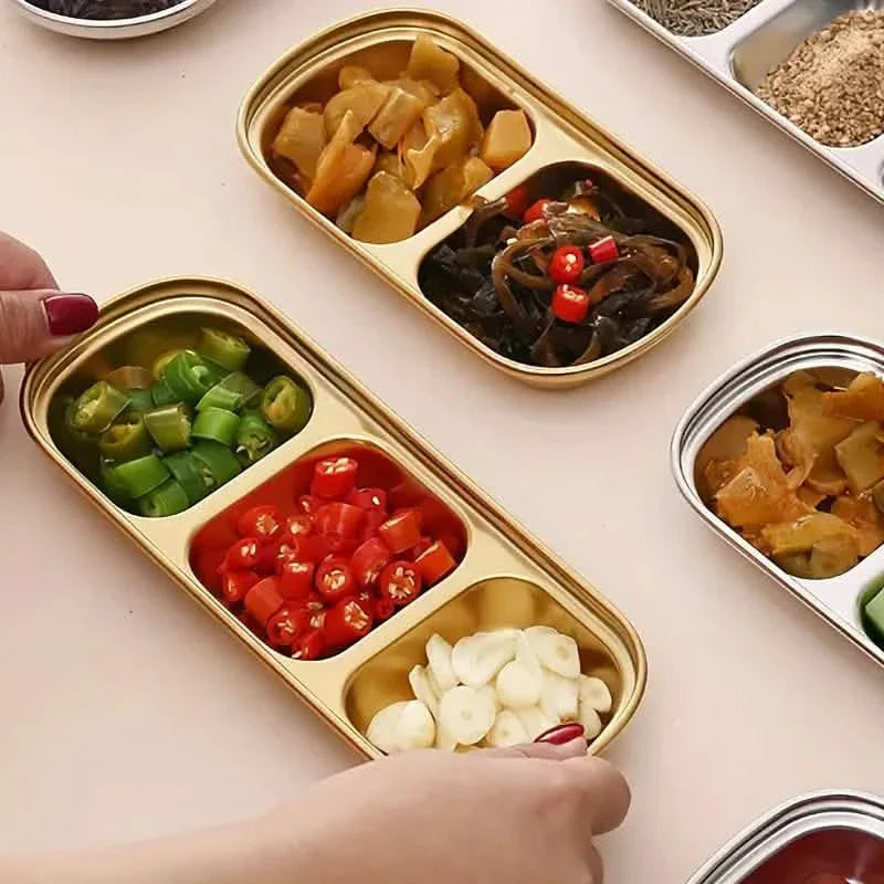 4-Piece Set: Stainless Steel Sauce Dish by DailySale
