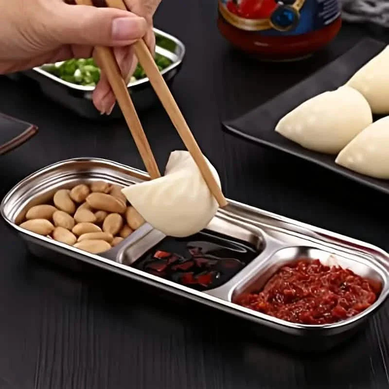 4-Piece Set: Stainless Steel Sauce Dish by DailySale