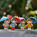 4-Piece Set: Umbrella Girl Figure Statue by DailySale