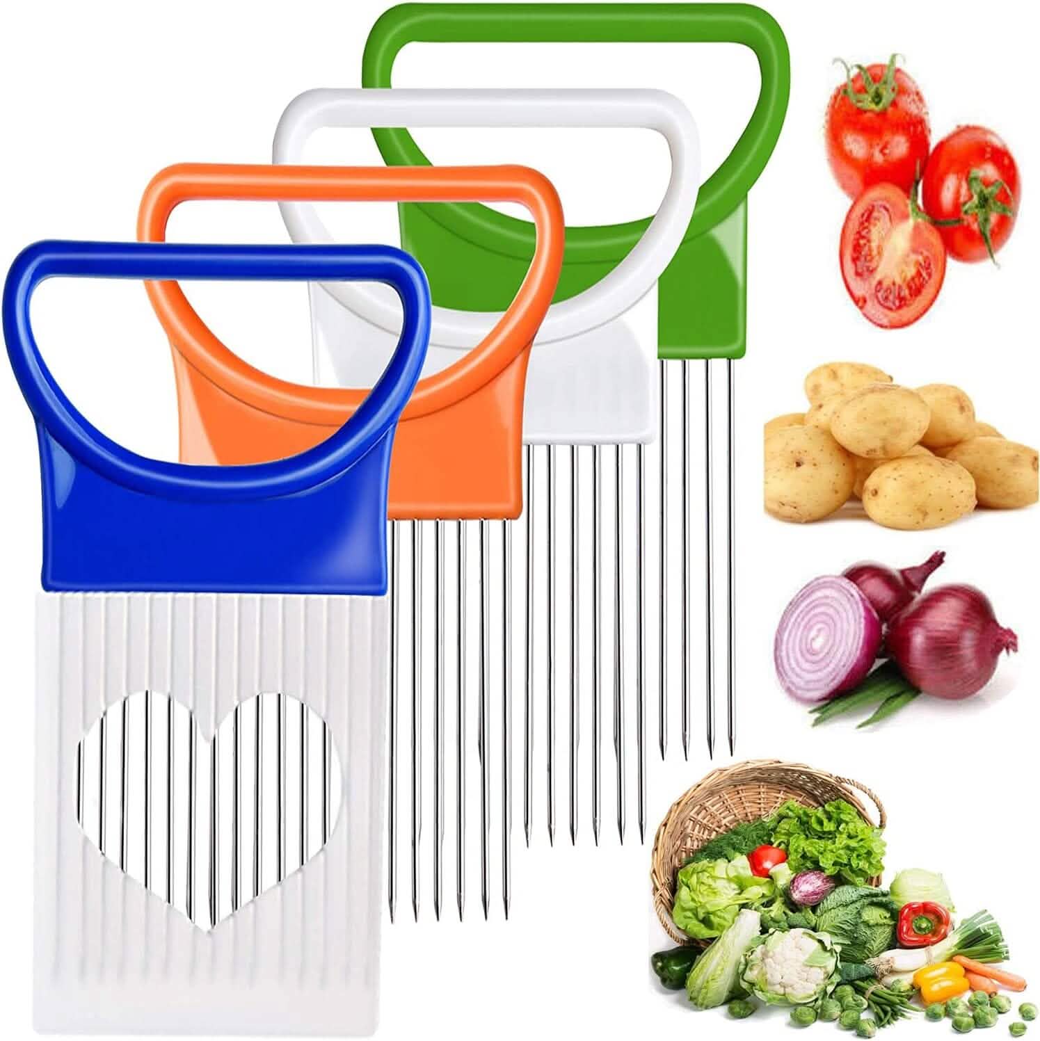4-Pieces: All-In-One Onion Holder Slicer Set by DailySale