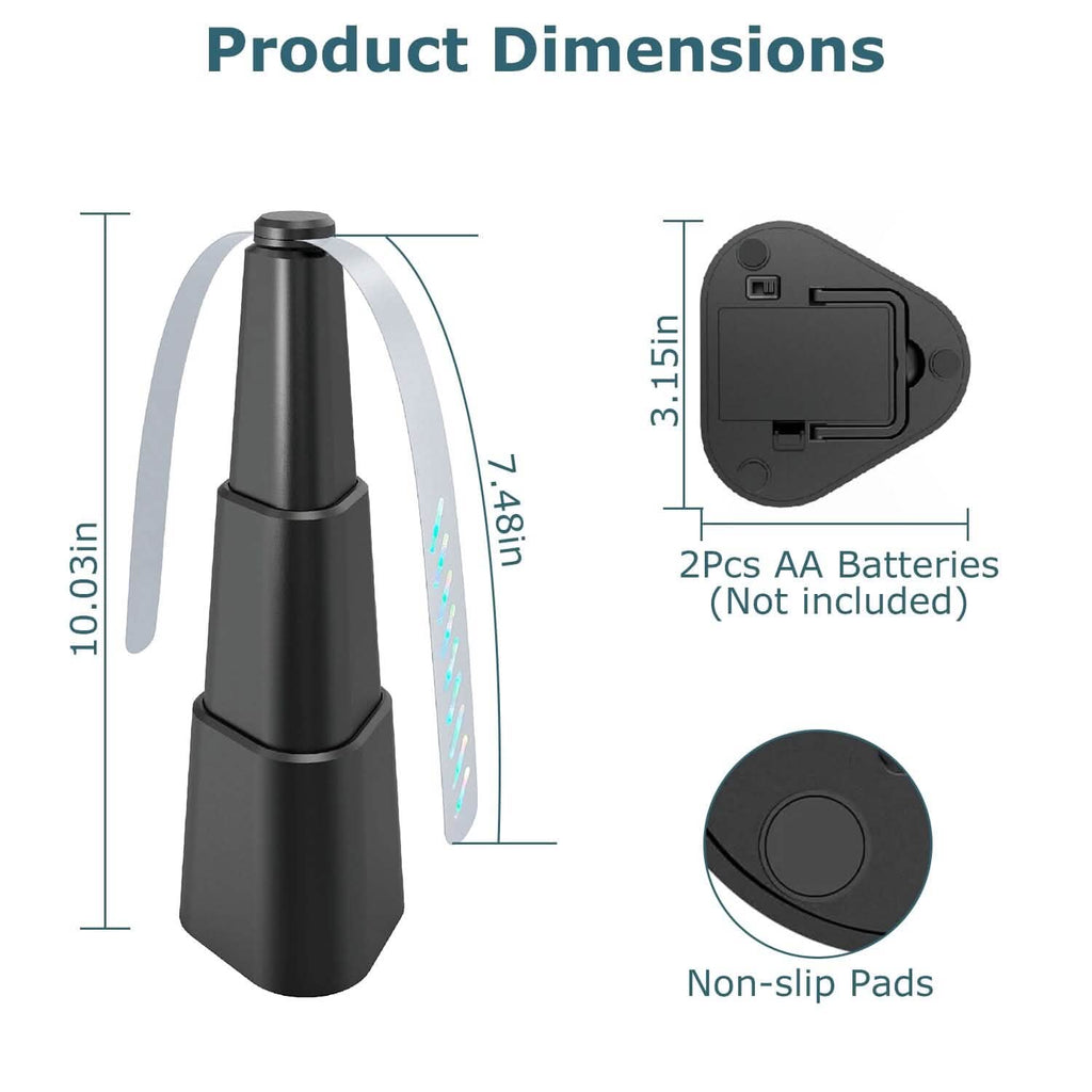 4-Pieces: Fly Repellent Fan Table Top Battery Powered Bug Deterrent by DailySale