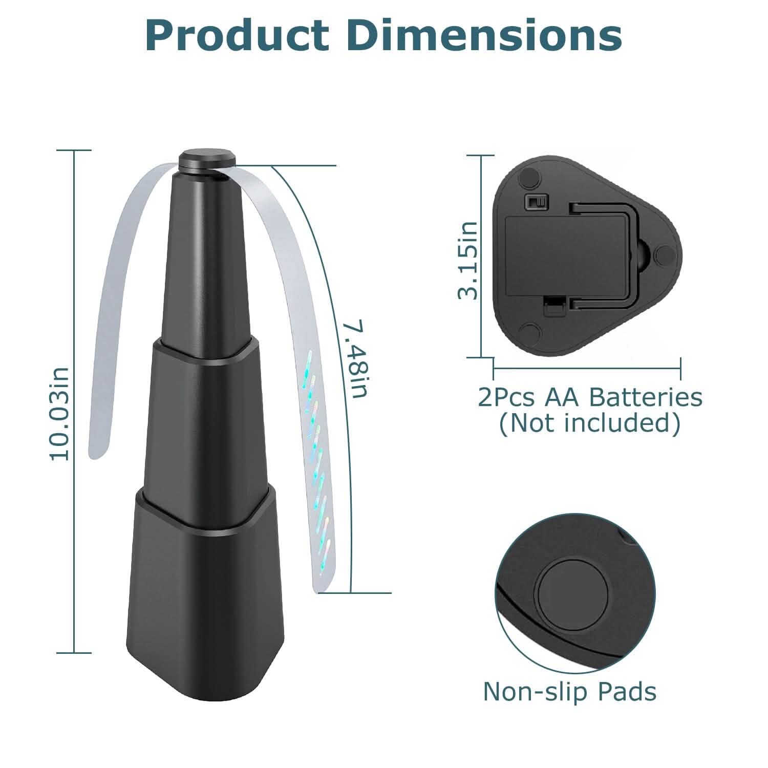 4-Pieces: Fly Repellent Fan Table Top Battery Powered Bug Deterrent by DailySale
